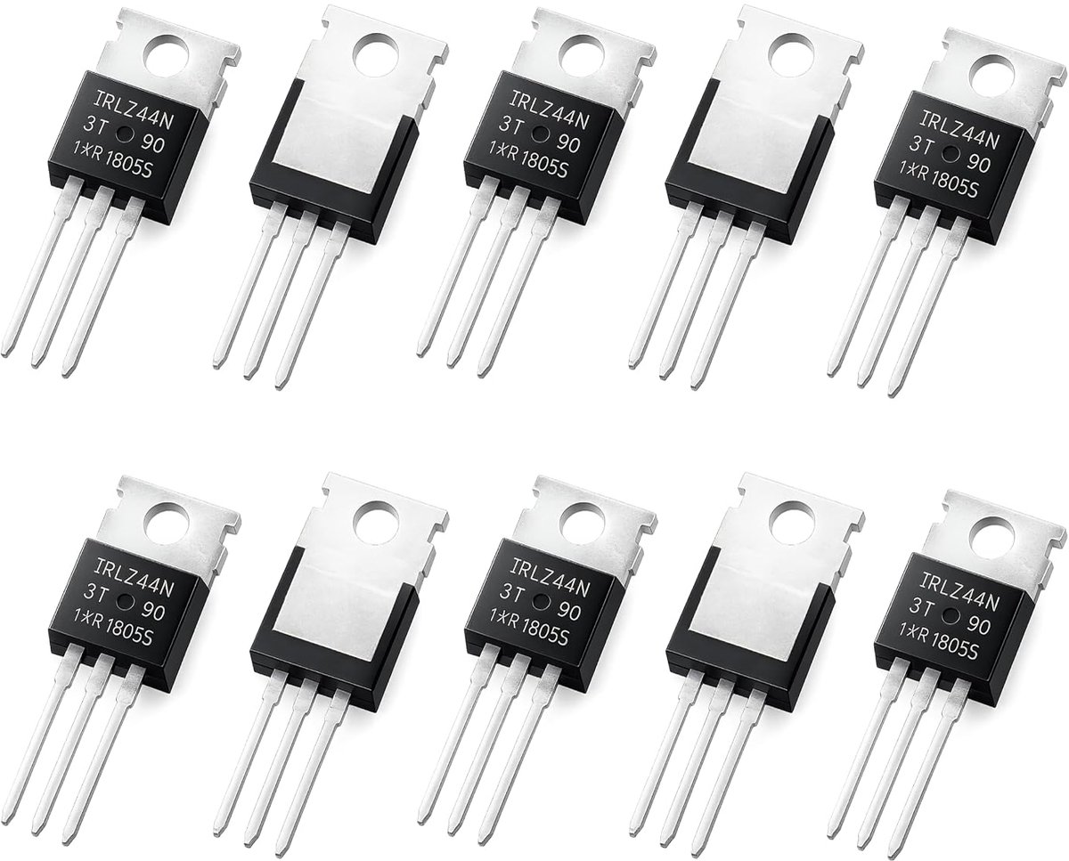 MOSFET IRLZ44N 55V 47A - N-kanaal transistor - hoog rendement - ideaal voor industriële elektronica - ShopVlot