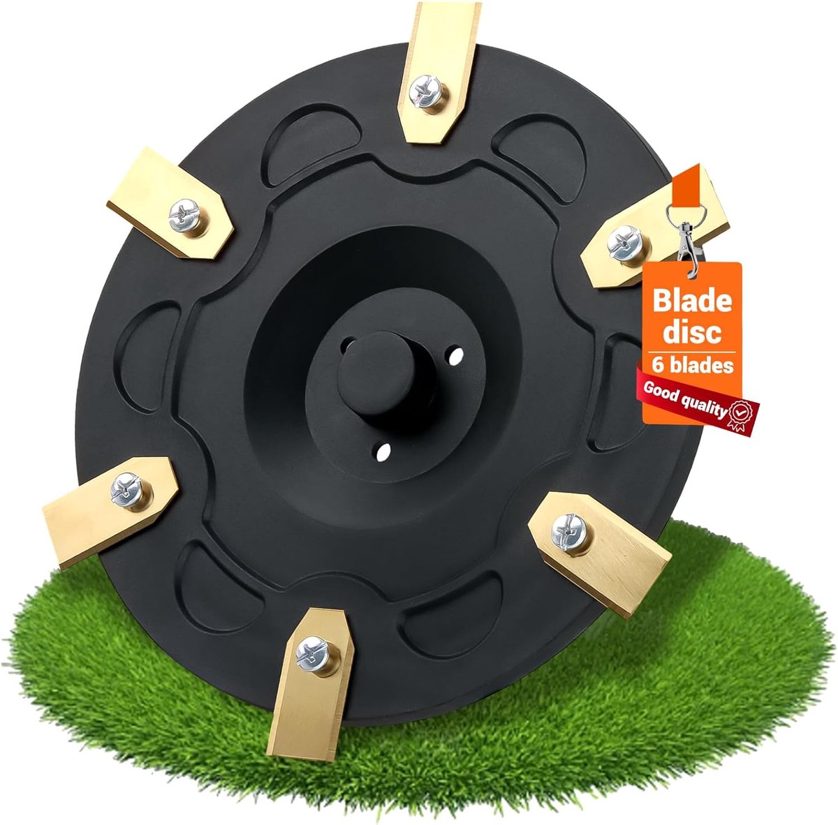 CIYIN Blade Disc for Robotic Lawnmower with 6 Blades and 6 Screws, Rotary Robotic Lawnmower, Blade Plate Compatible - ShopVlot