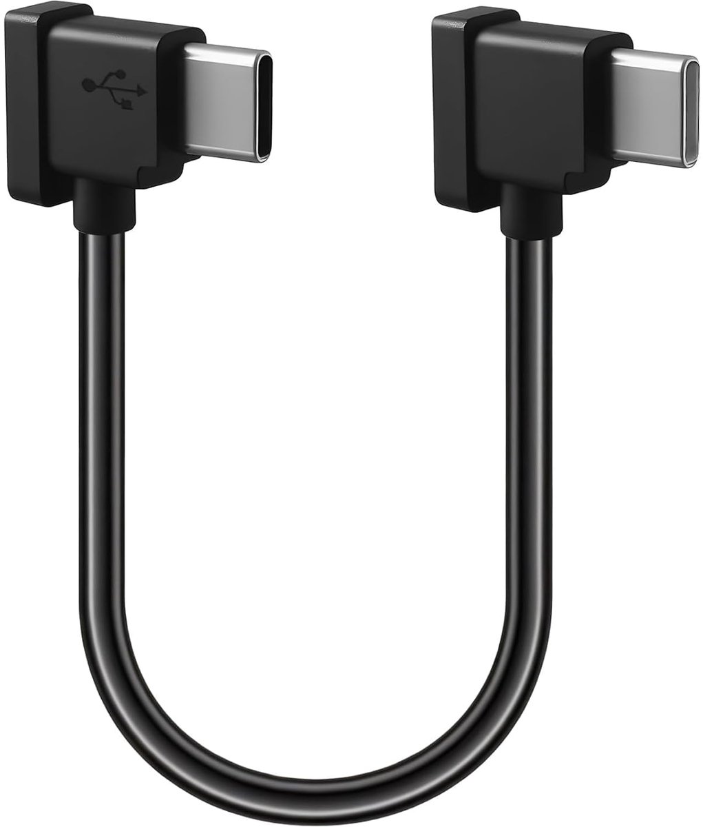 Type C to USB C Remote Control Cable for Drone, Type C Cable 14.5cm Rectangular Data Transmission, Compatible with DJI - ShopVlot
