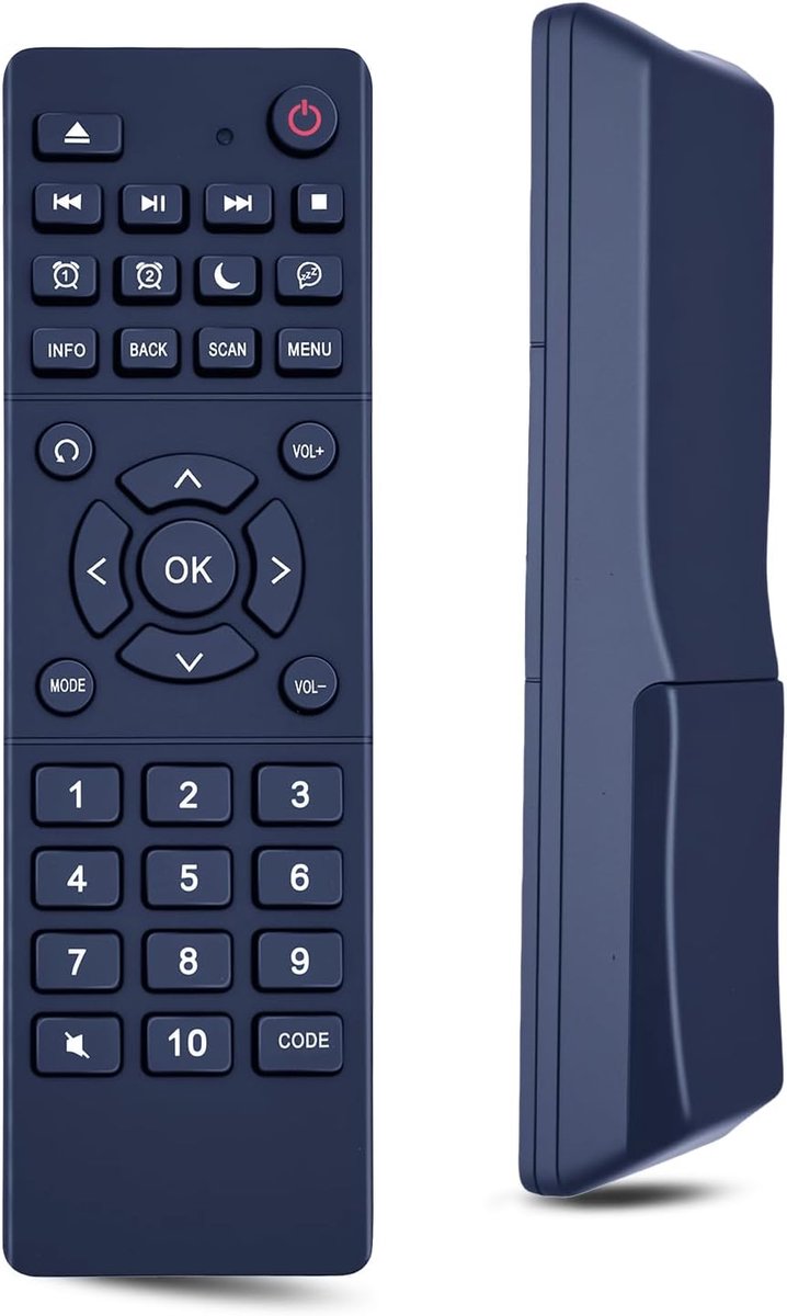 Replacement remote control compatible with Technisat Technicontrol DAB+ - ShopVlot