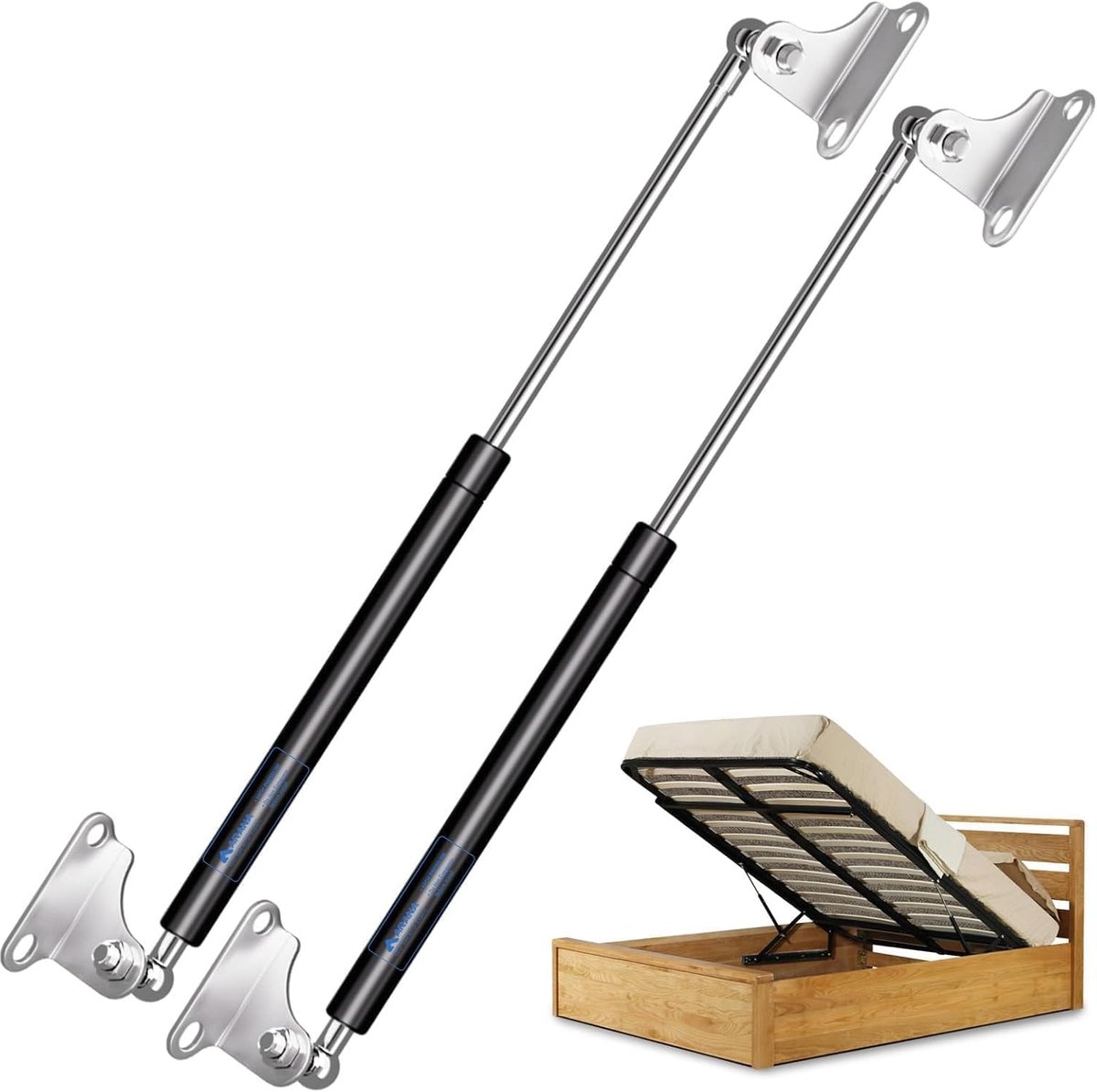 ARANA 711MM 298N/30KG Gas Spring Shocks, L Type Gas Spring, Hydraulic Holder for RV, Truck, Boat, RV, Window, Heavy - ShopVlot