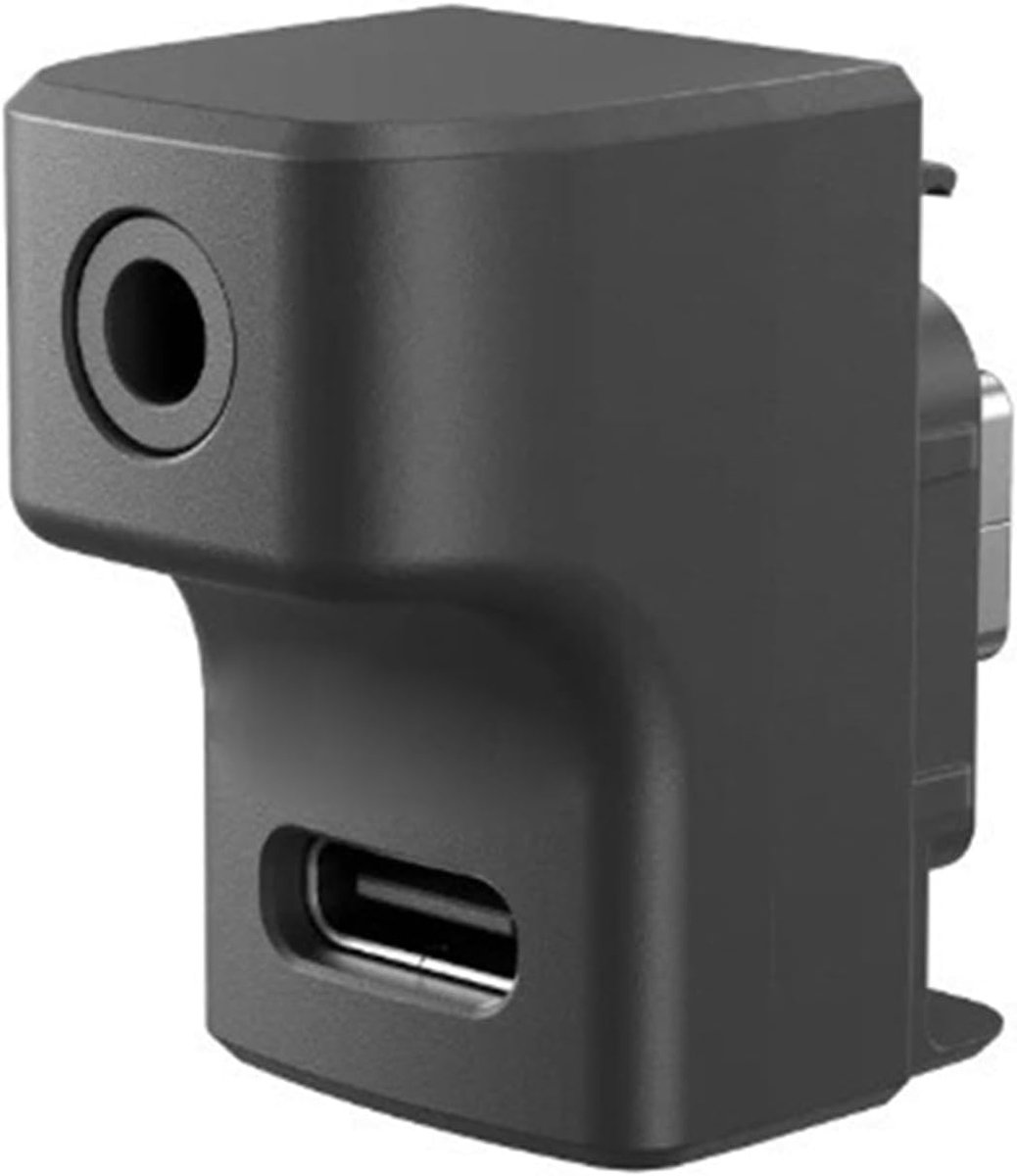 Microphone Adapter for Insta360 Ace Pro 2 / Ace Pro/Ace Action Camera Audio Adapter Microphone Adapter 3.5mm - ShopVlot
