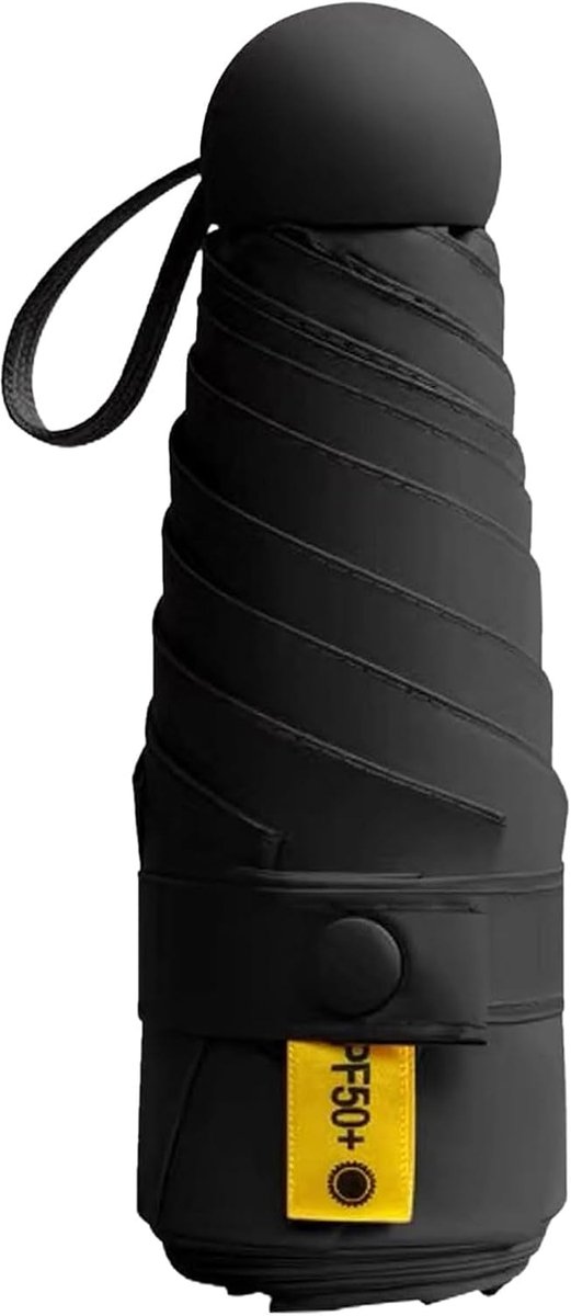 Mini Taschenschirm stormfest, 6 Rippen, ultralichte vouwschirm voor Dames, UV-blokkering & zonnebescherming, draagbaar - ShopVlot