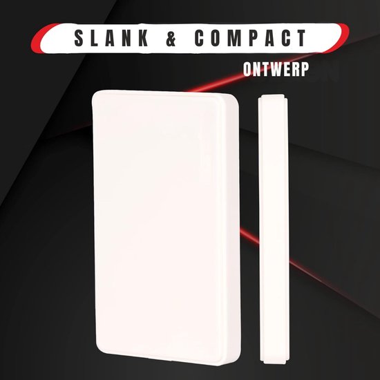Ploutos® Harde Schijf - Ultradunne Draagbare Harde Schijf - Draagbare Harde Schijf voor PC, Laptop & Console - Wit - 12cm x 8cm x 1cm van ploutos — afbeelding 3