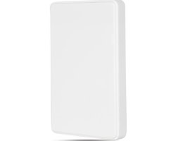 Ploutos® Harde Schijf - Ultradunne Draagbare Harde Schijf - Draagbare Harde Schijf voor PC, Laptop & Console - Wit - 12cm x 8cm x 1cm