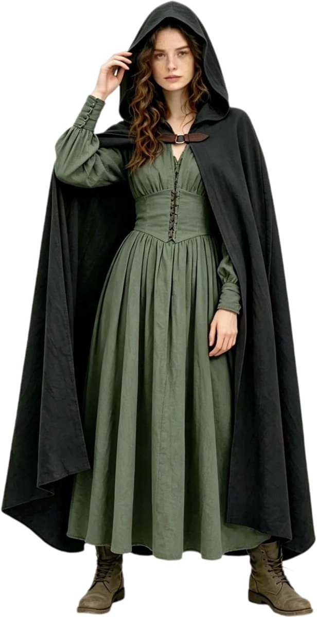 kasahara Pirate Costume Women's Set Medieval Sexy Pirate Off Shoulder Dress Outfit with Corset, Stocking, Headscarf - ShopVlot