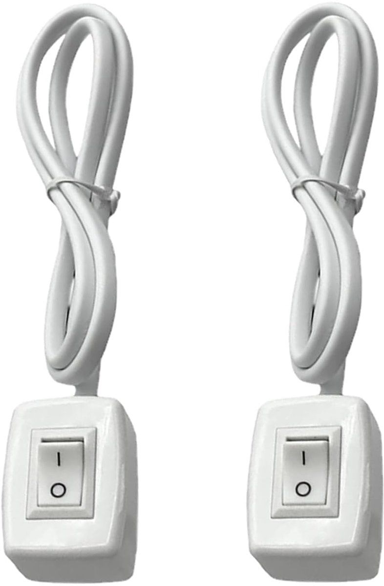 2 x 12 V toggle switch with self-adhesive back switch conversion 3A 12V 24V with 75 cm cable mini button for - ShopVlot