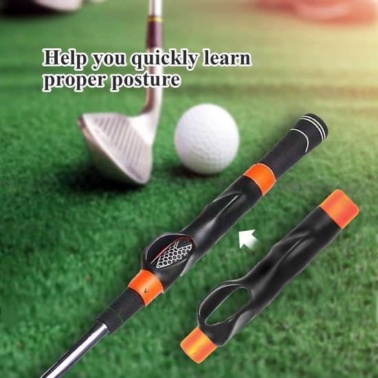 SnelShoppen - Golf training aid grip trainer, swing trainer golf simulator flight trainer voor de juiste handpositie en grip, rubber materiaal, comfor van Snelshoppen — afbeelding 4