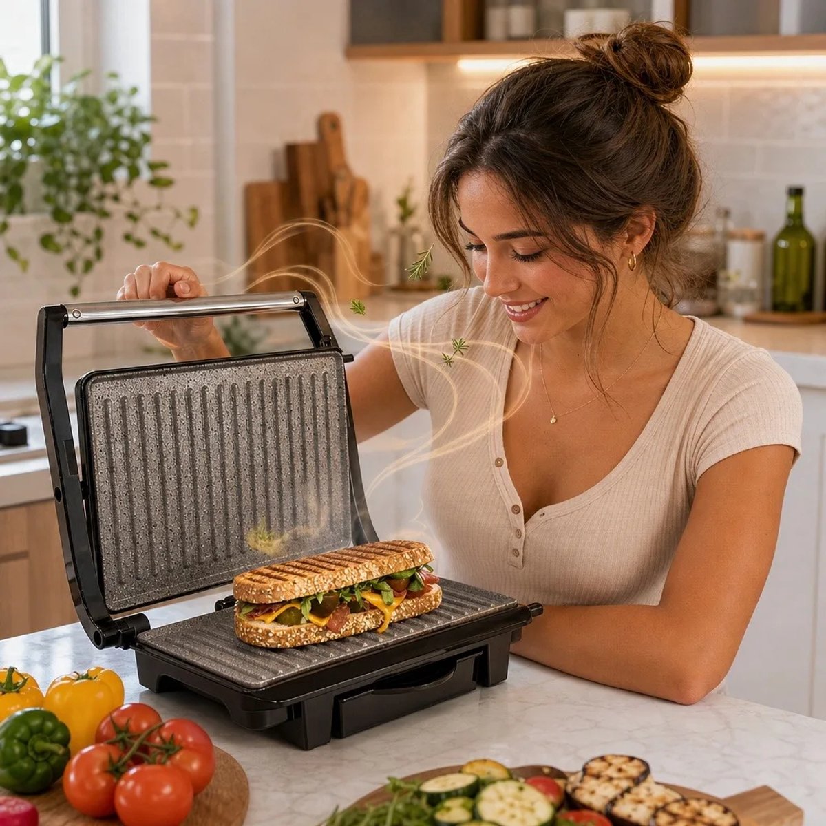 HP Noeá multifunctionele elektrische grill thumbnail 5
