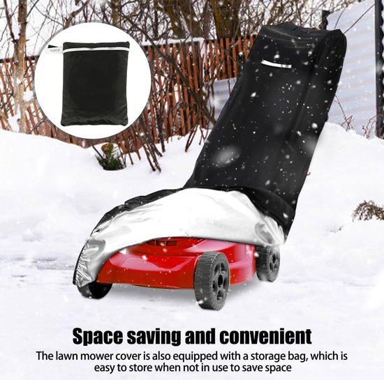 Grasmaaiercover 193 x 108 x 66 cm - Waterdicht Oxford - UV-bestendig en stofdicht - Bescherm je grasmaaier - ShopVlot — afbeelding 2