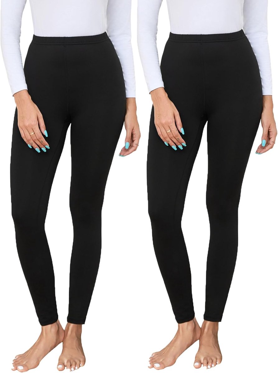 Thermoleggings S-3XL - Fleece gevoerd - Warm en elastisch - Ideaal voor de winter - ShopVlot