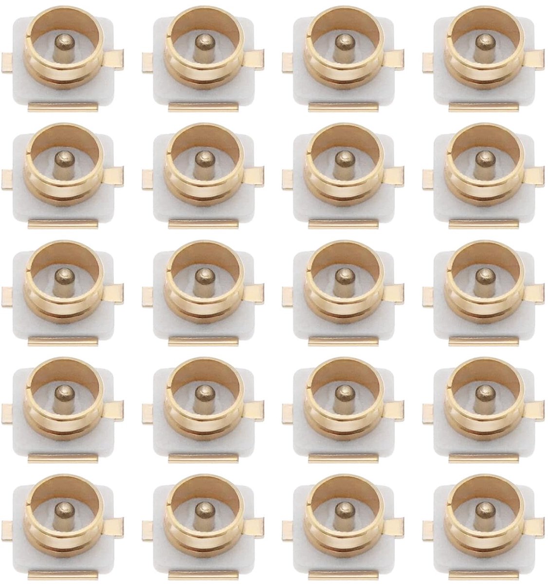 Coaxiale connector 80 stuks - IPX U.FL RF SMD SMT - PCB montage vrouwelijke socket - Voor externe antennes - ShopVlot