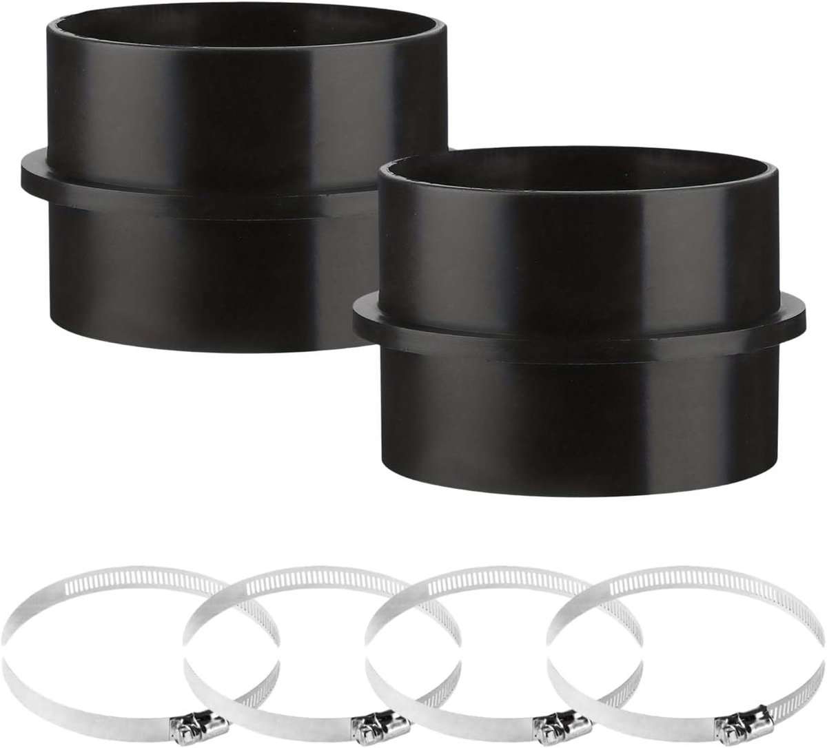 Ronde ductbuiskoppeling 75mm - Sterk en duurzaam - Voor Eberspacher en Webasto - Betrouwbare verbinding - ShopVlot