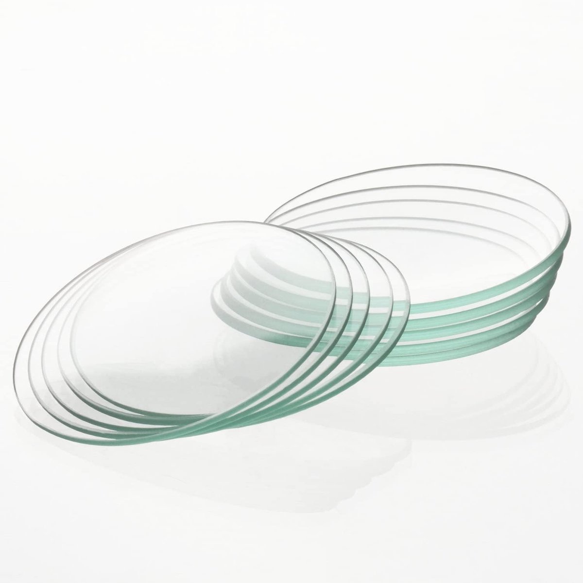 Laboratorium deksel 100mm - Borosilicaatglas - Set van 10 - Ideaal voor experimenten - ShopVlot