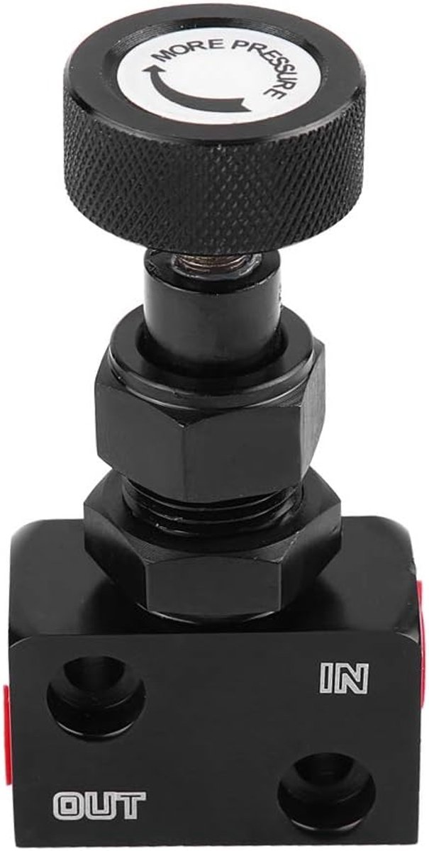 Remklep 150PSI - Zwart - Professionele Motorsport - Verbeterde controle bij remmen - ShopVlot