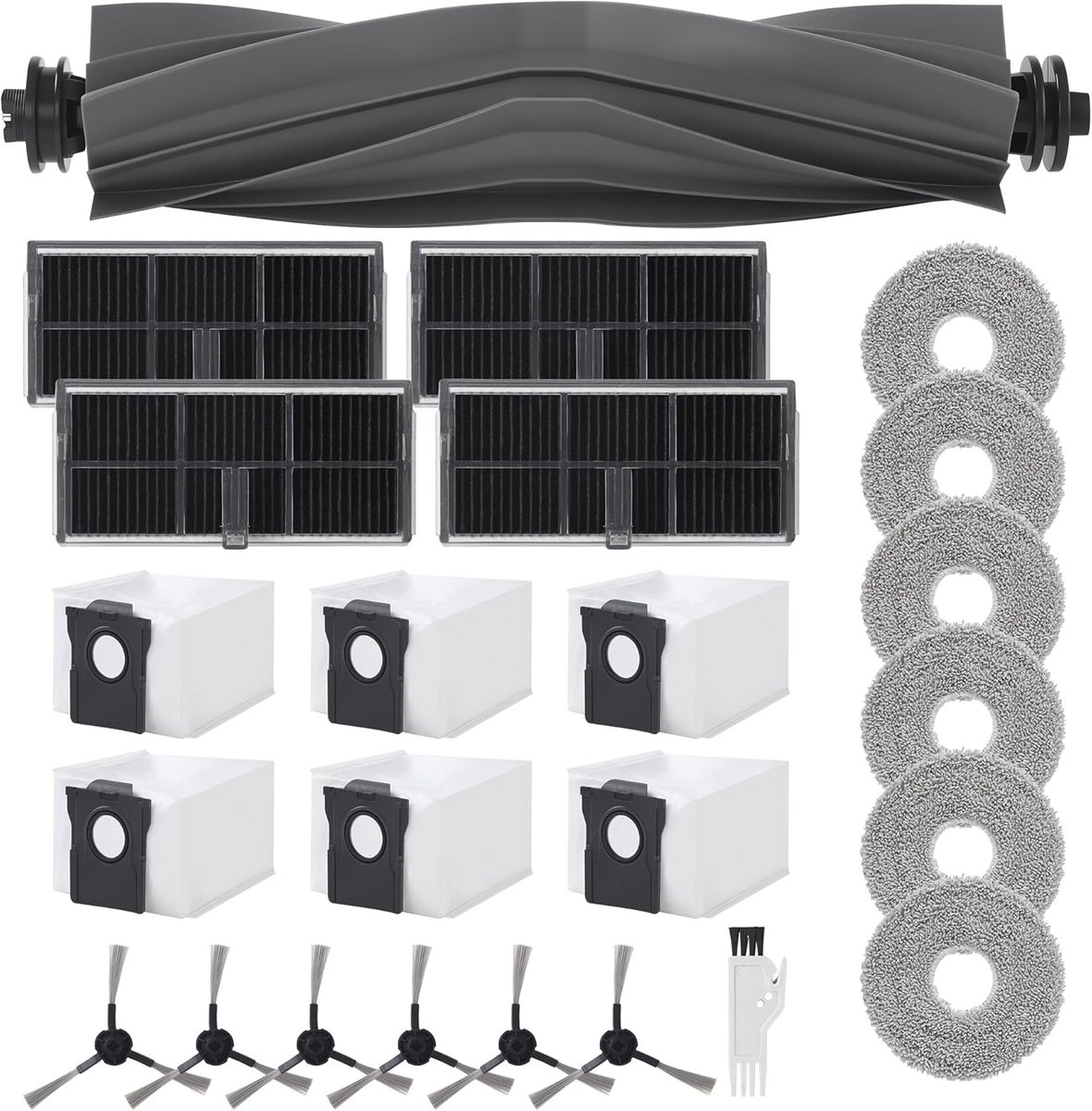 Accessoire set 24-delig voor L10s Pro Ultra - inclusief borstels, zakken en filters - optimale reiniging - ShopVlot