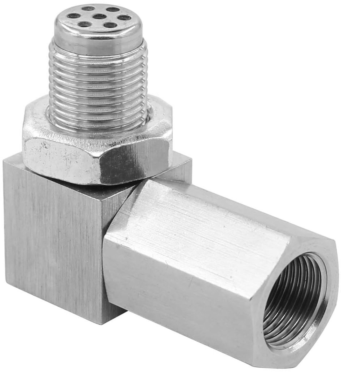 Oxygen sensor adapter M18 x 1.5 - 90 graden verlengstuk - duurzaam ijzer - eenvoudige installatie - ShopVlot