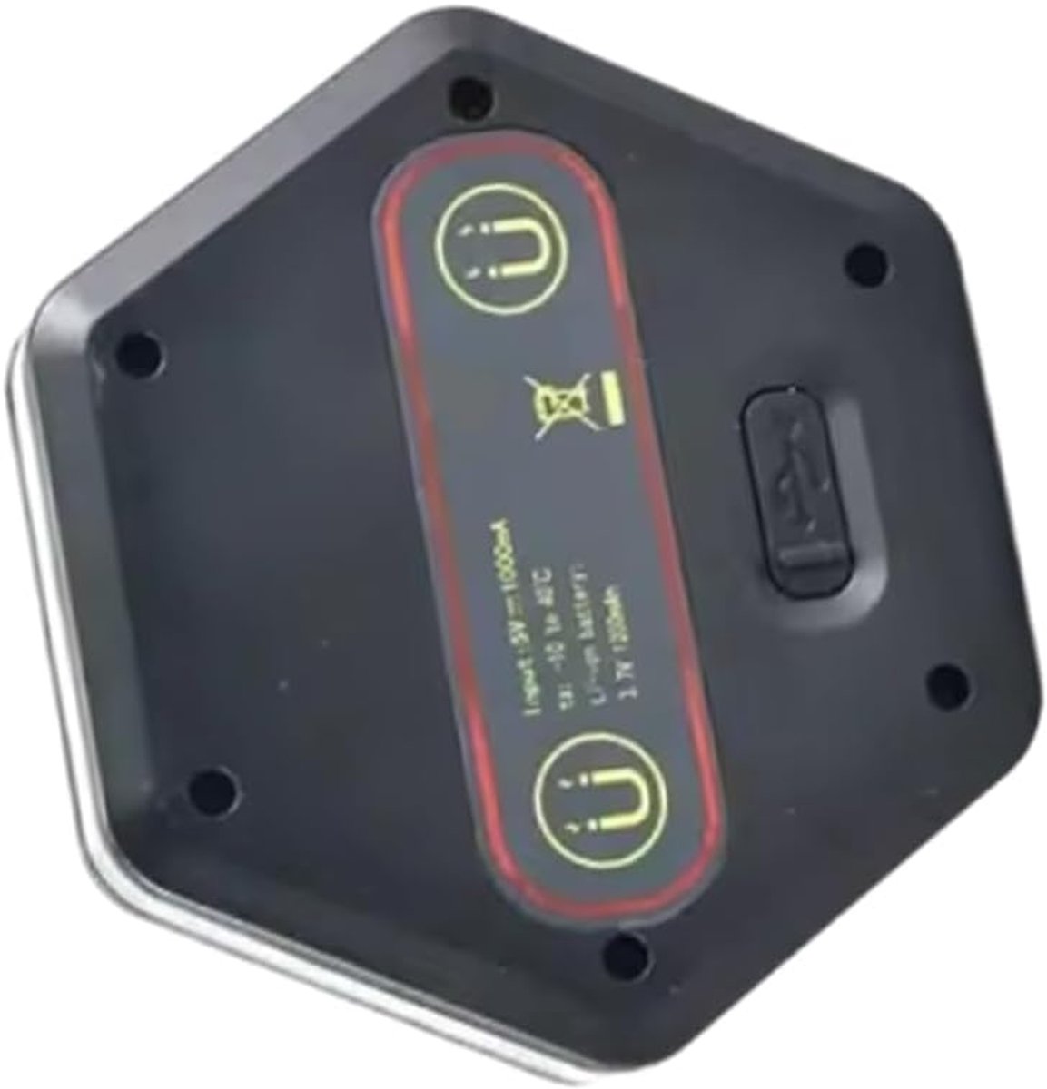 LED Car Strobe Warning Light, 360 Degree Rotatable LED Magnetic Warning Light Flashing Rechargeable Compatible with - ShopVlot