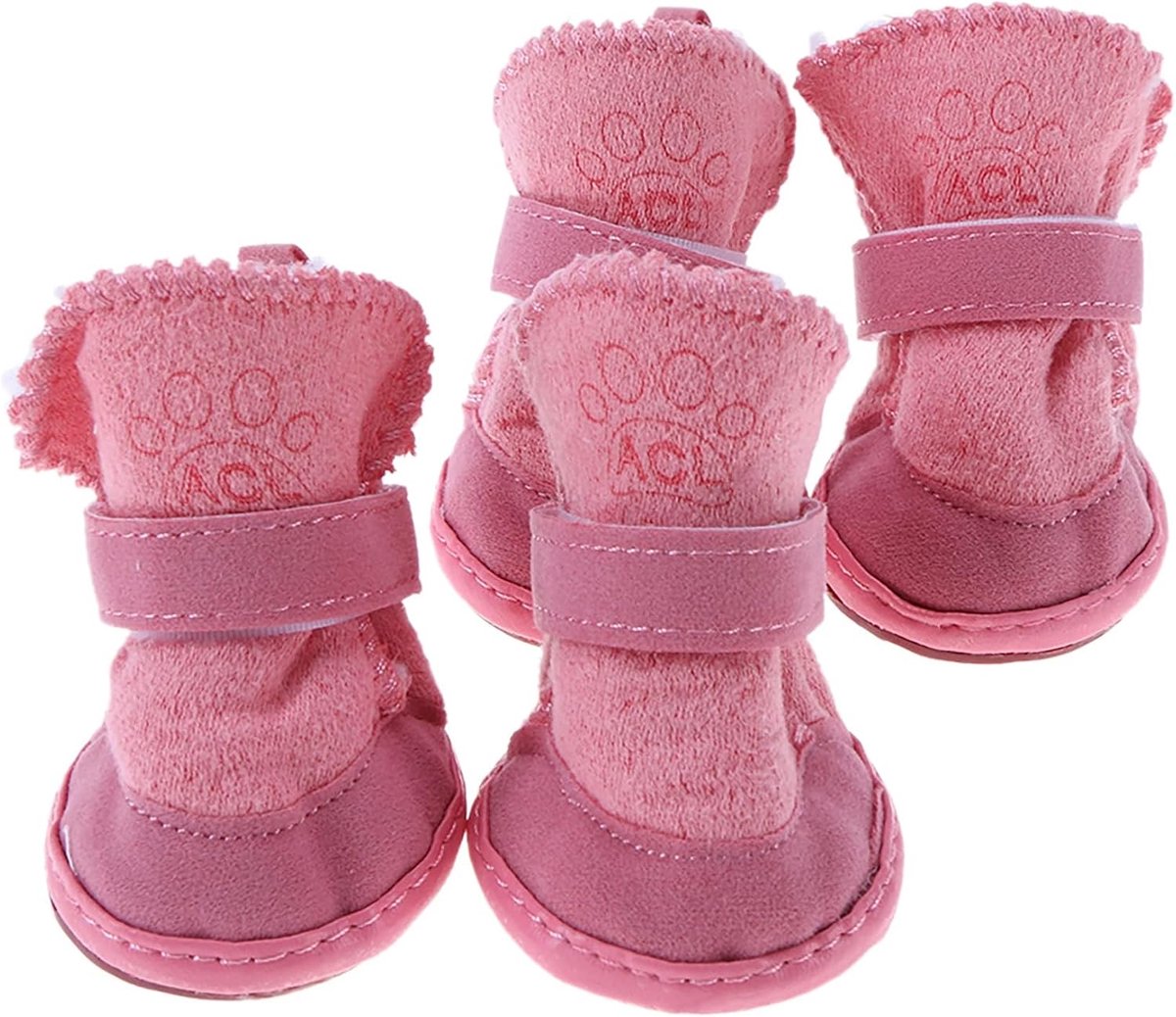 Dog Shoes, 4 Pack Paw Protection Dog Winter Shoes, Waterproof Dog Shoes for Dogs, Non-Slip Dog Boots for Small Dogs - ShopVlot