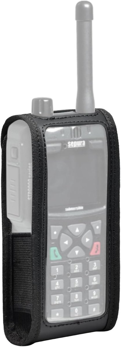 HYS PU Leather Case with Belt Clip Compatible with SEPURA STP8000 STP9000(Tetra) STP9100 STP9200 Radio, Holder Strap - ShopVlot