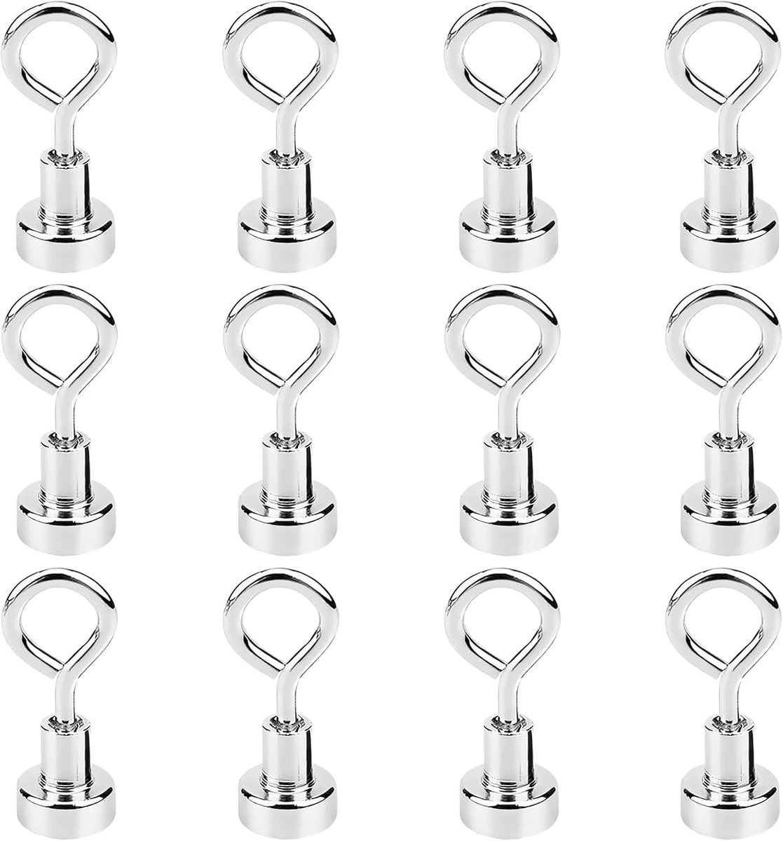 12 Pcs Balloon Weights, High Strength Neodymium Hooks Magnetic Weights for Balloons for Parties, Weddings, Birthdays - ShopVlot