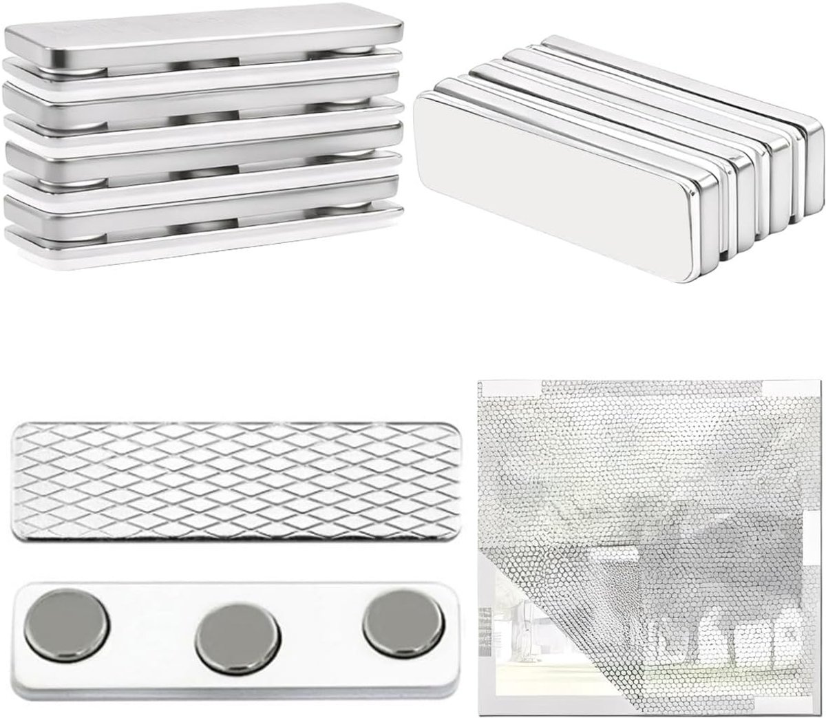 Magnetische vliegengaas, raamgespen, raammuggennet, magneetclips, sterke muggennetmagneten voor bevestiging van - ShopVlot