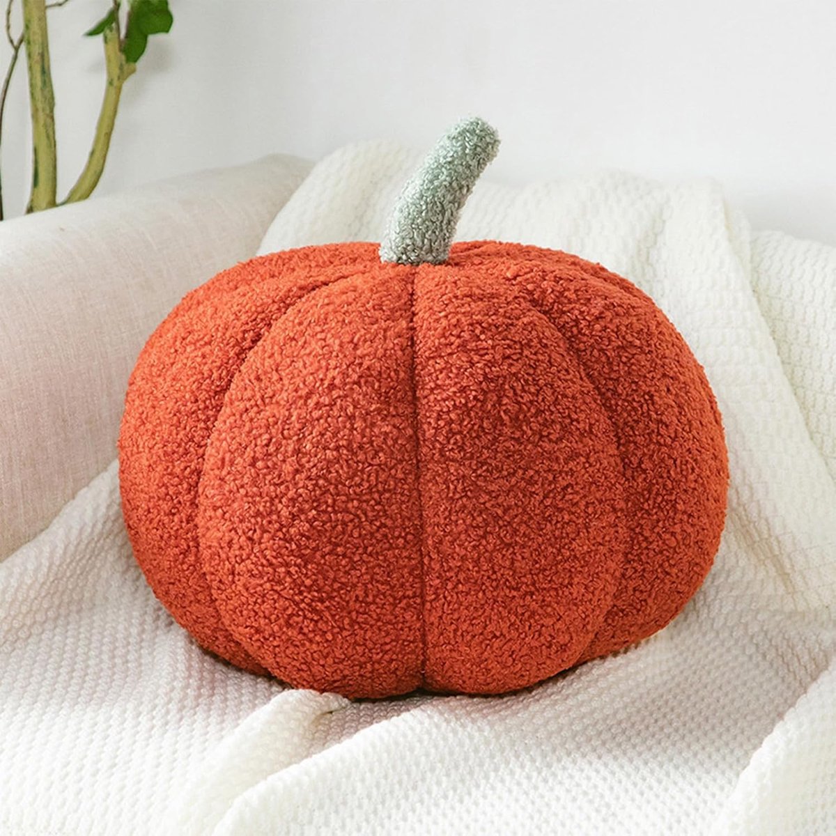 Thanksgiving Day Pumpkin Pillow Pumpkin Pillow for Home Decor, Harvest Party, Pumpkin Throw Pillow, Plush Pumpkin - ShopVlot