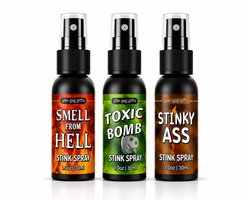 Fart Spray 3-Pack - Stink Spray & Stink Bom - Fopartikel & Prank - Voordeelverpakking