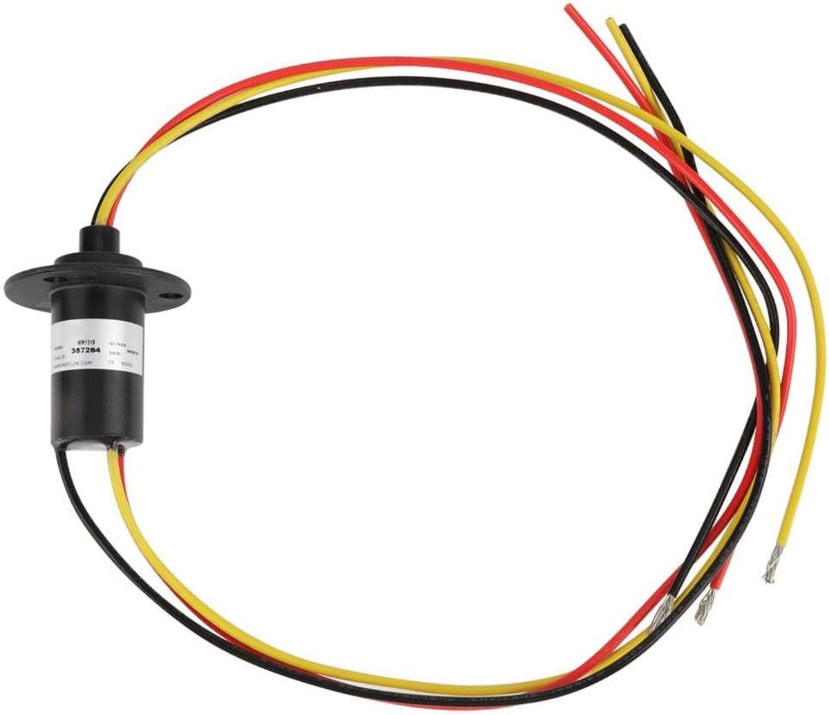 DEWIN Electric Collectible Ring Mini Collectible Ring 250 RPM 15 A 3 Wires 0-600 V for Wind Generator - ShopVlot