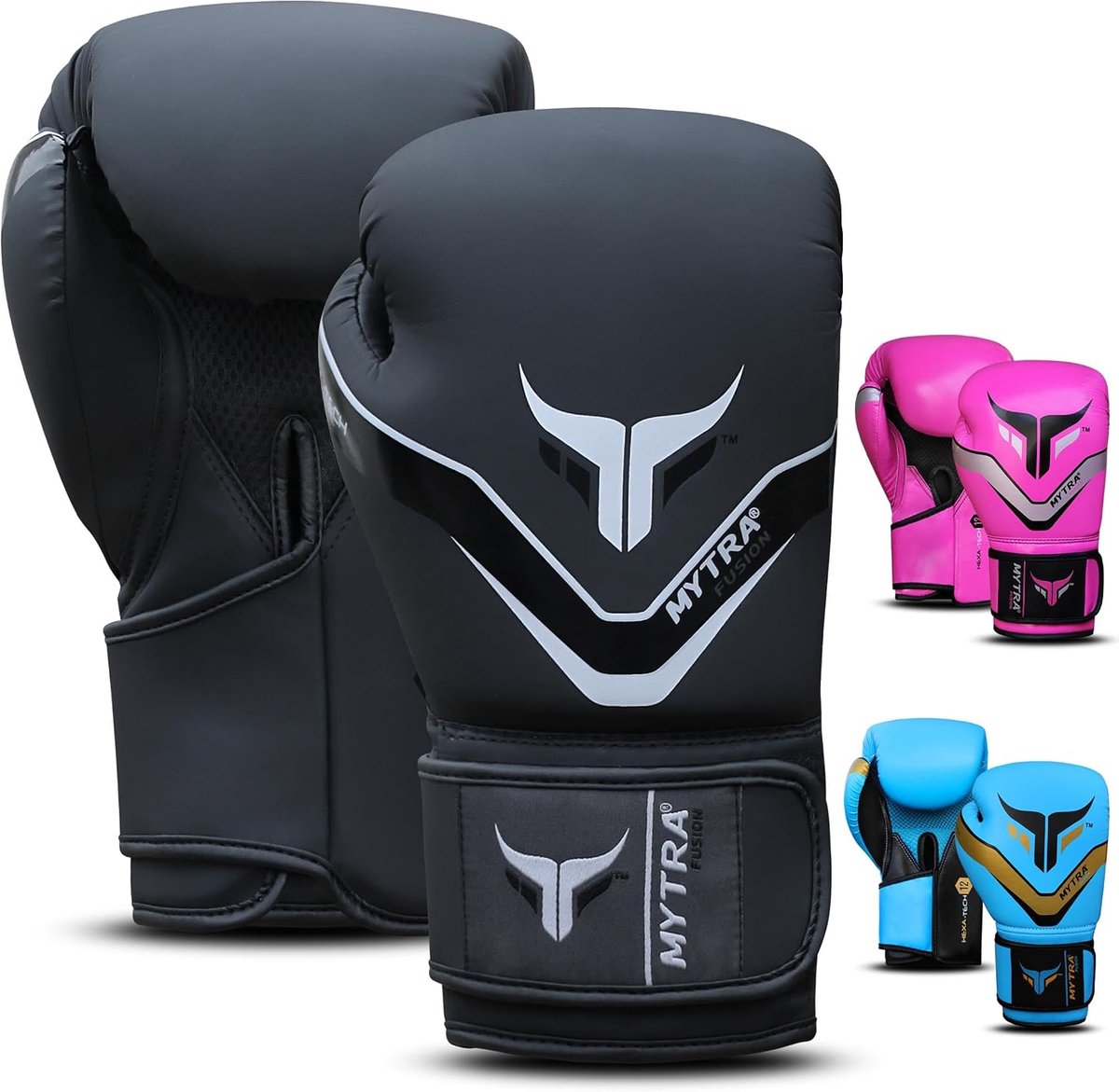Mytra Fusion Boxing Gloves Pro Training Sparring Kickboxing Gloves for Men Women Boxing Glove MMA Muay Thai Sparring - ShopVlot
