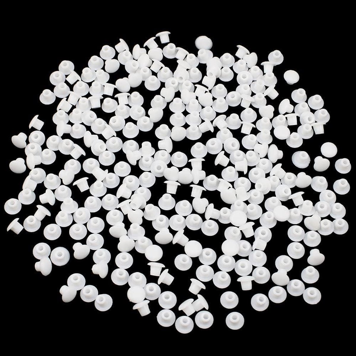5 mm Drill Hole Cover Caps, 300 Pieces Furniture Hole Cover, Cabinet Cover, Plastic Hole Stop, Screw Cover White for - ShopVlot