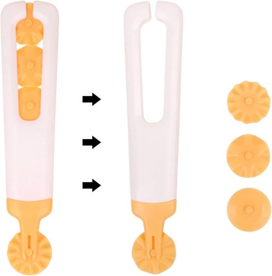 Pasta Cutter Wheel, Pasta Cutter Wheel, Baking Dough Cutter, Plastic Pastry Cutter for Pie Crust Ravioli, Pasta - ShopVlot — afbeelding 3