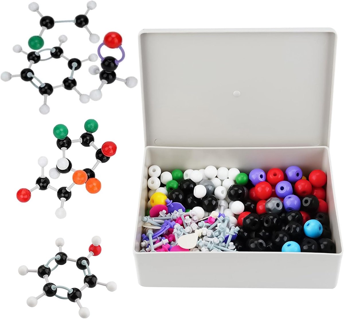 Molecular Model Kit 307Pcs Organic and Inorganic Chemistry Scientific Structure Build Atom Links Educational Toys - ShopVlot
