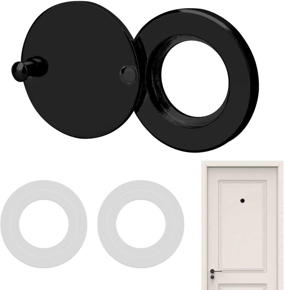 Door Spy Cover Door Spy Door Spy Cover Door Spy with Cover View Protection for Hotel Home Door Spy No Drilling Door - ShopVlot