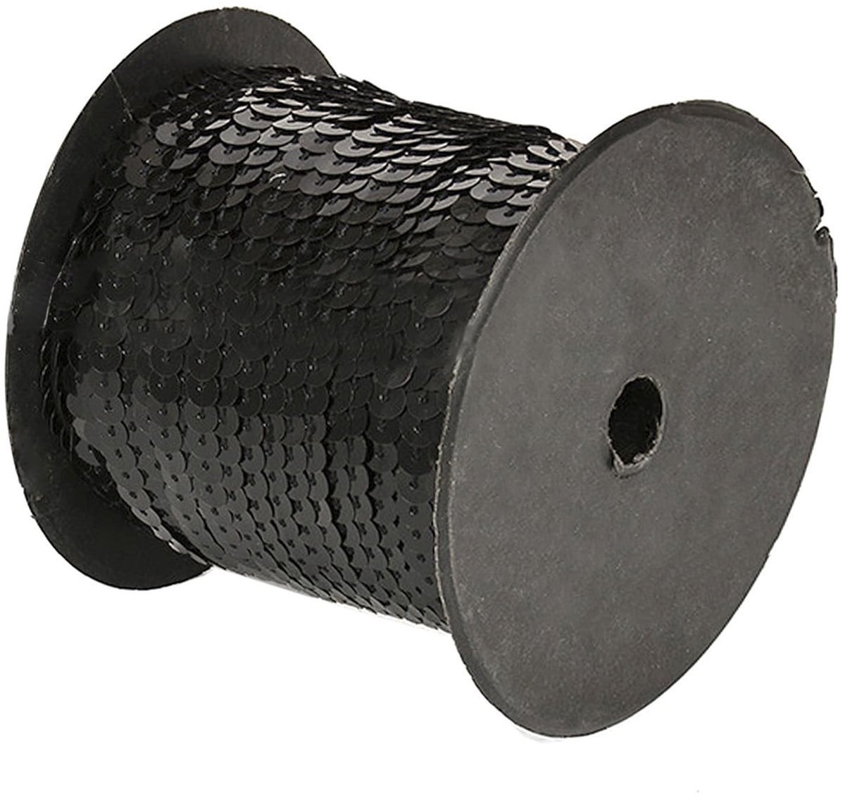 Solidchoice - Sequin Ribbon in Zwart voor Creatieve Projecten