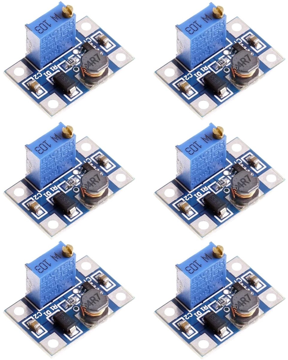 DC-DC step up converter 2V-24V naar 2V-28V - instelbare boost converter - 2A uitgangsvermogen - ShopVlot