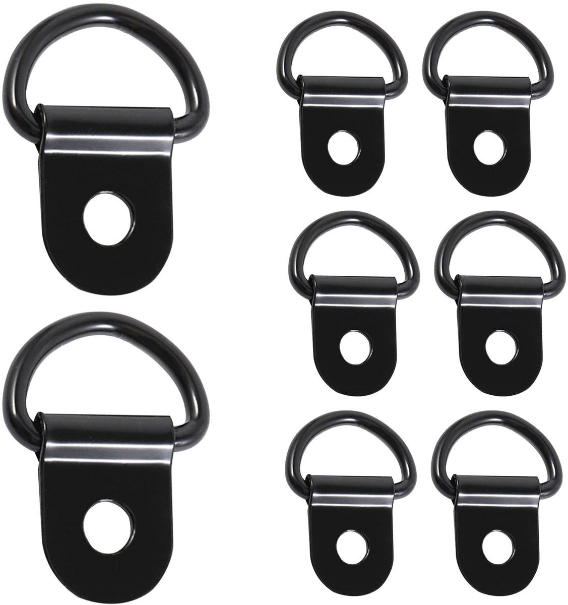 Solidchoice - Set van 8 D-Ringen voor Bevestiging en Lading