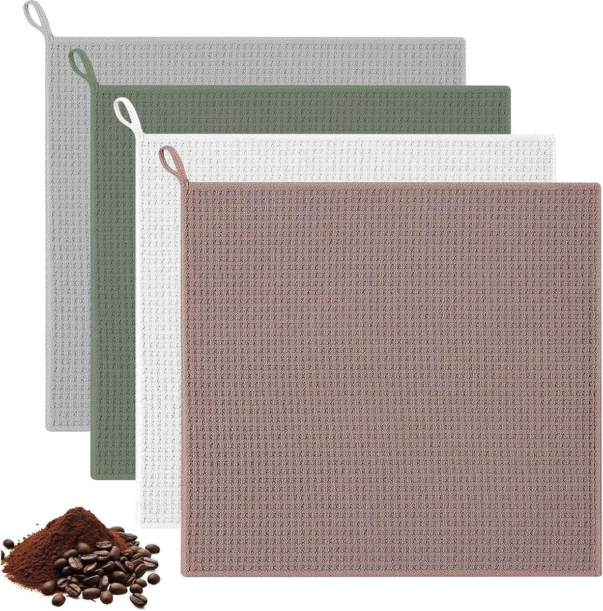 Barista-doeken 30 x 30 cm - Reinigingsdoeken - Praktisch formaat - Voor koffiezetapparaat en accessoires - ShopVlot