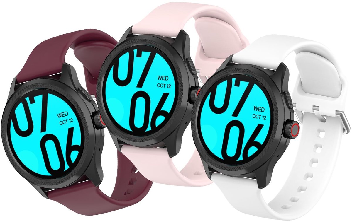 Solidchoice - 2 Stuks Sportieve Siliconen Horlogebanden voor TicWatch Pro