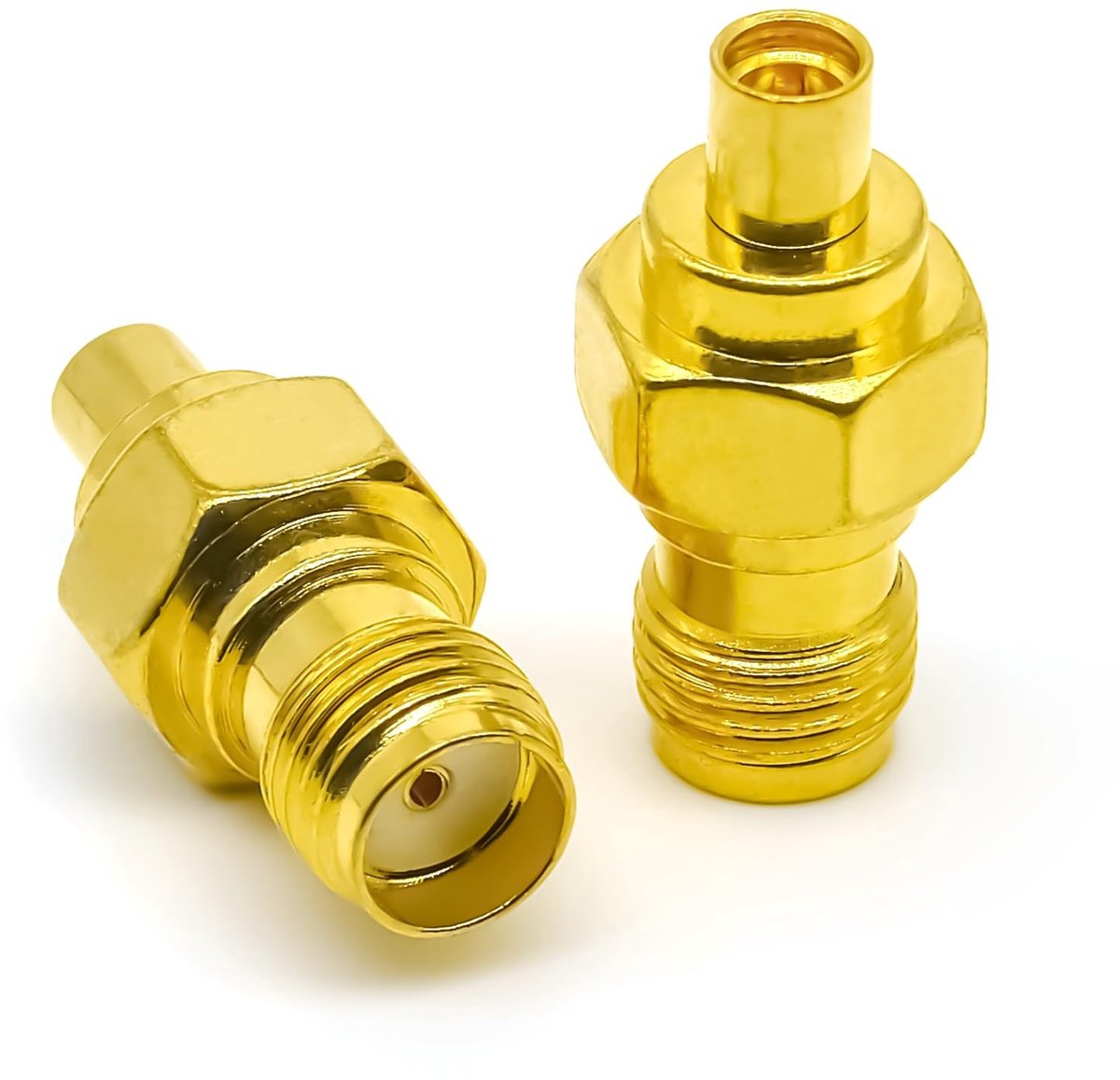 Solidchoice - 2 Stuks SMA naar MMCX Radio-Antenne-Adapters