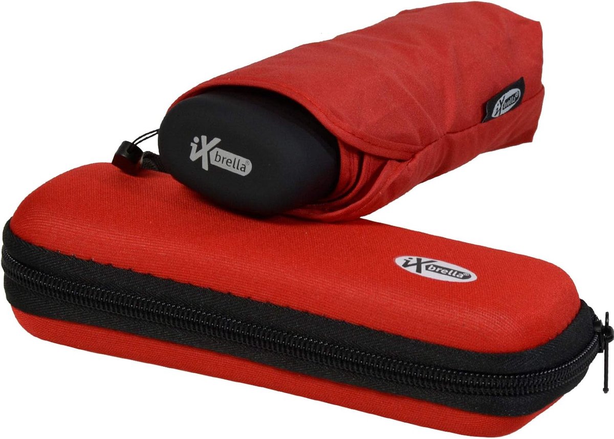 Mini paraplu - opvouwbaar - met pouch - ideaal voor onderweg - ShopVlot