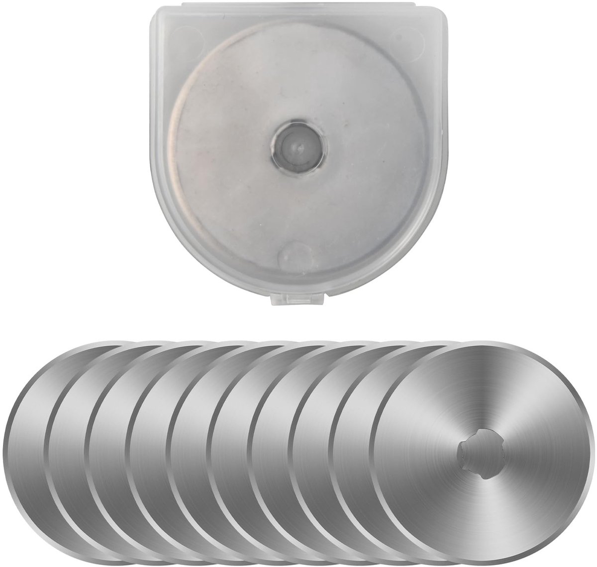 Solidchoice - Set van 10 Vervangende Ronde Snijbladen van RVS