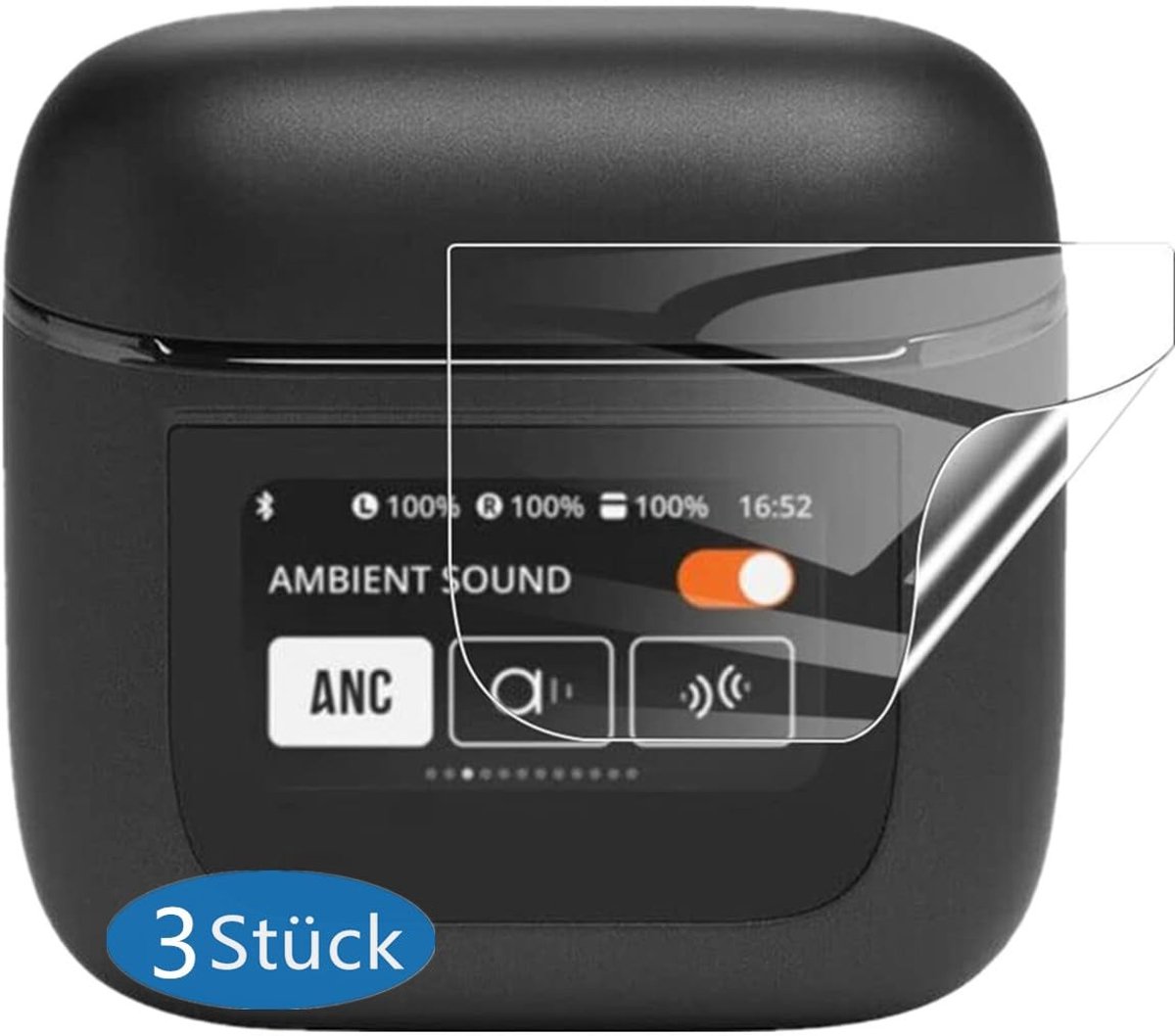 Solidchoice - Set van 3 Beschermfolie voor JBL Tour Pro 2 Koptelefoon