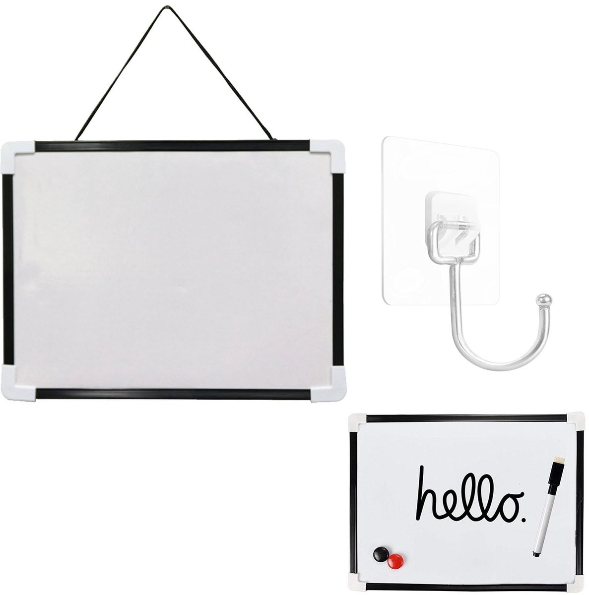 Solidchoice - Magnetisch Whiteboard 30 x 20 cm met Erasable Pen