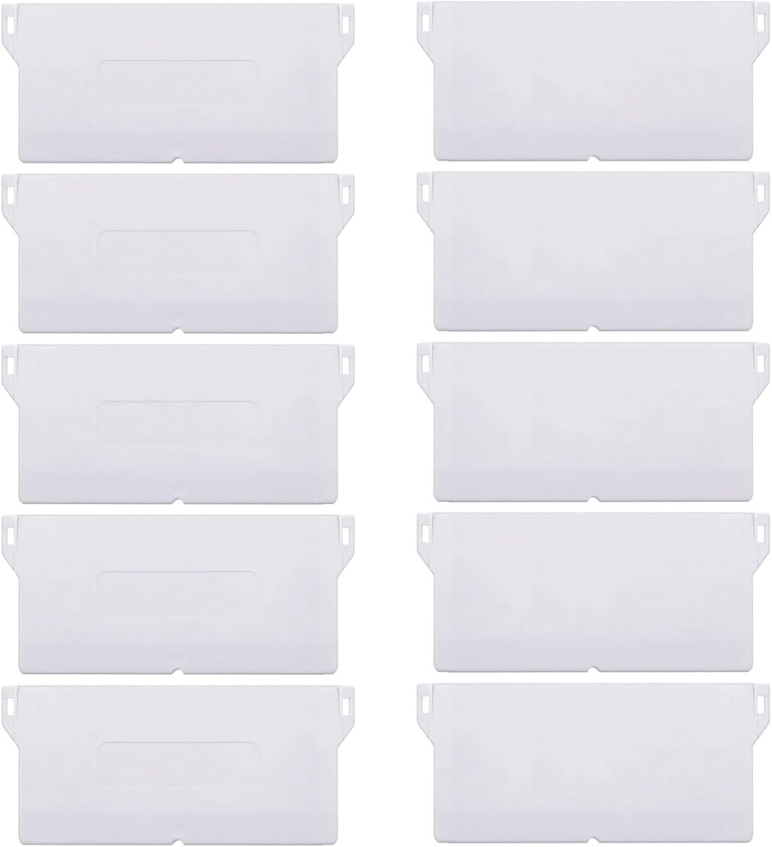 Verticale jaloezie gewichten 100mm - PVC kunststof - 10 stuks - Eenvoudige installatie voor slats - ShopVlot