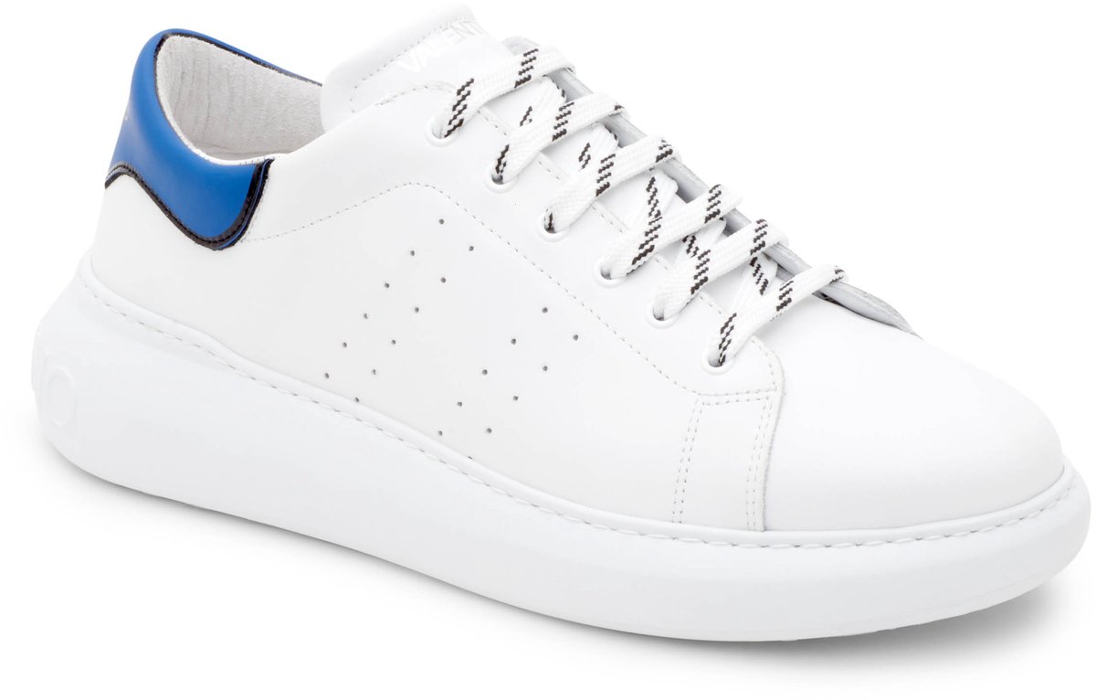 VALENTINO Man Heren Sneaker Maat 43 - Wit / Blauw