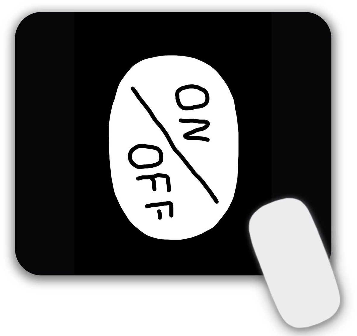 Solidchoice - Kleine Motief Muismat voor PC en Laptop
