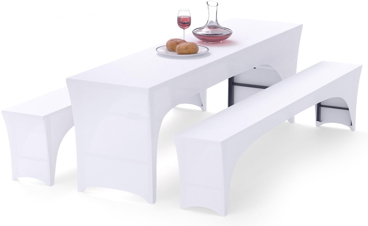Solidchoice - Set van 3 Rekbare Bier Tafel Covers voor 70 cm Tafel