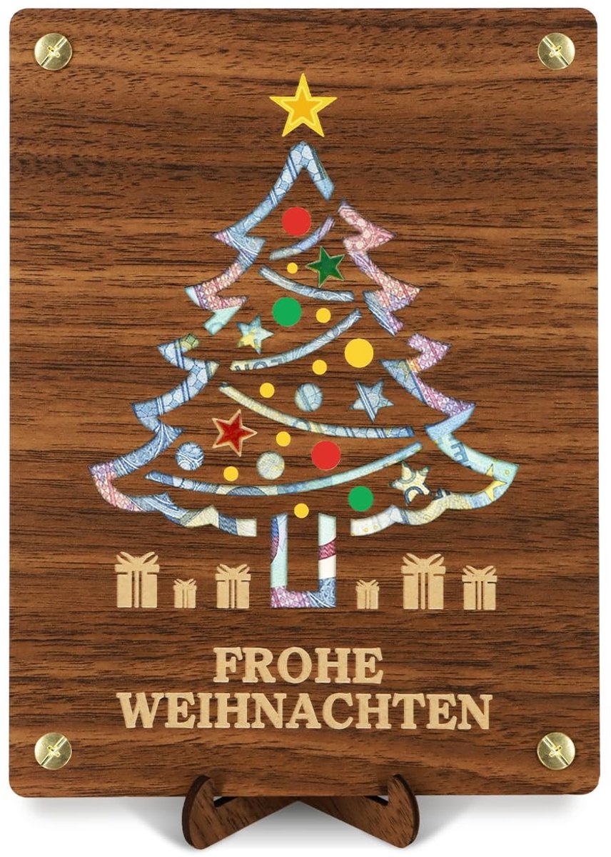 Solidchoice - Kerst Geld Cadeau met Wenskaart