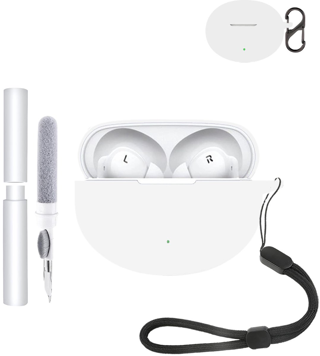 Solidchoice - Silicone Beschermcase voor OnePlus Nord Buds 3 Pro Oordopjes